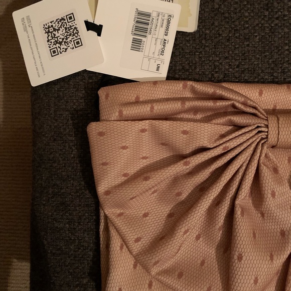 Lace fabric clutch Rose & Rose Beige RedValentino - Picture 3 of 10